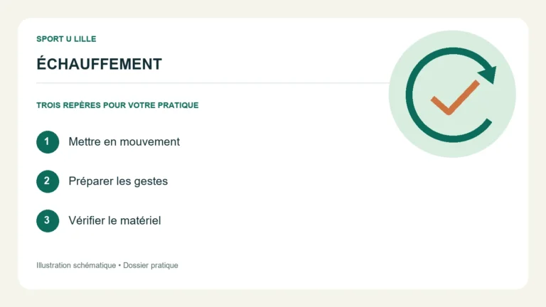 Préparer progressivement sa séance de sport