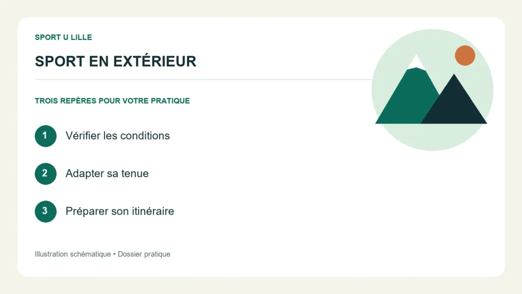 Préparer son équipement pour une sortie